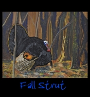 Fall Strut - 24x30 Acrylic on Stretched Canvas with Black Gallery Wrap Border - Painting by Greg Schwab